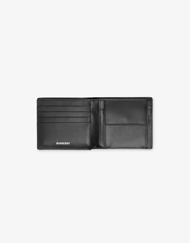 Vintage Check Bifold Coin Wallet
