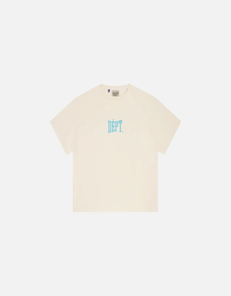 Gym Logo T-Shirt in Cream