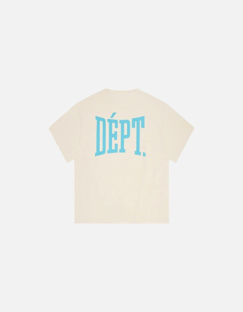 Gym Logo T-Shirt in Cream