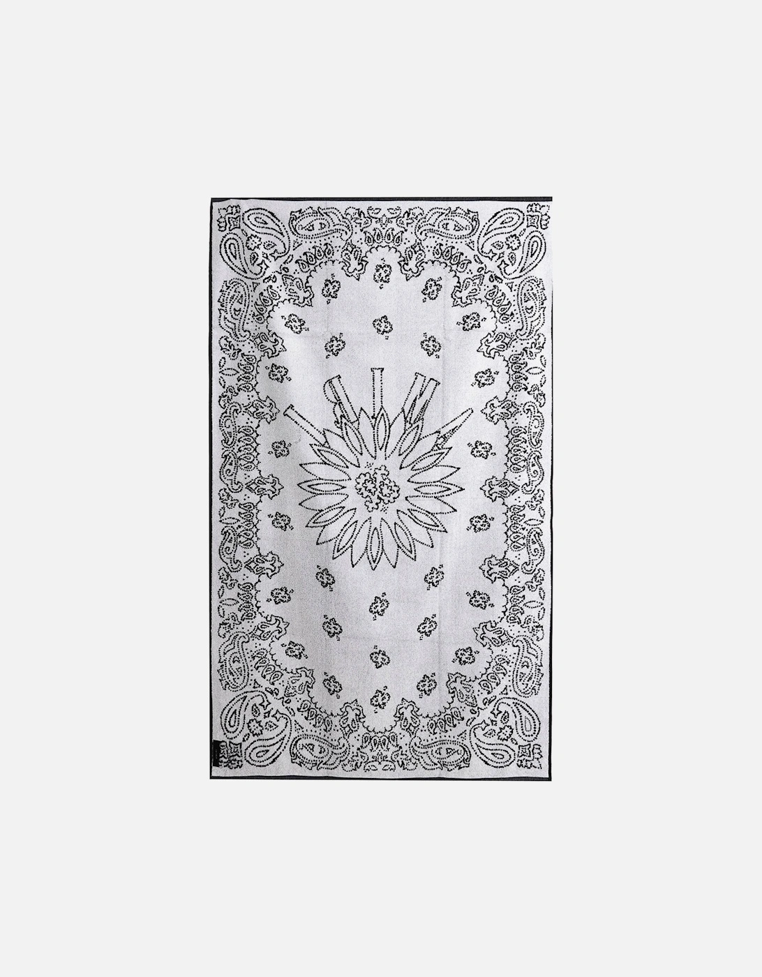 BANDANA BEACH TOWEL BLACK