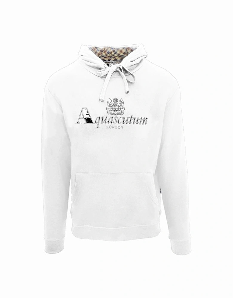 Classic Waterfield Logo White Hoodie