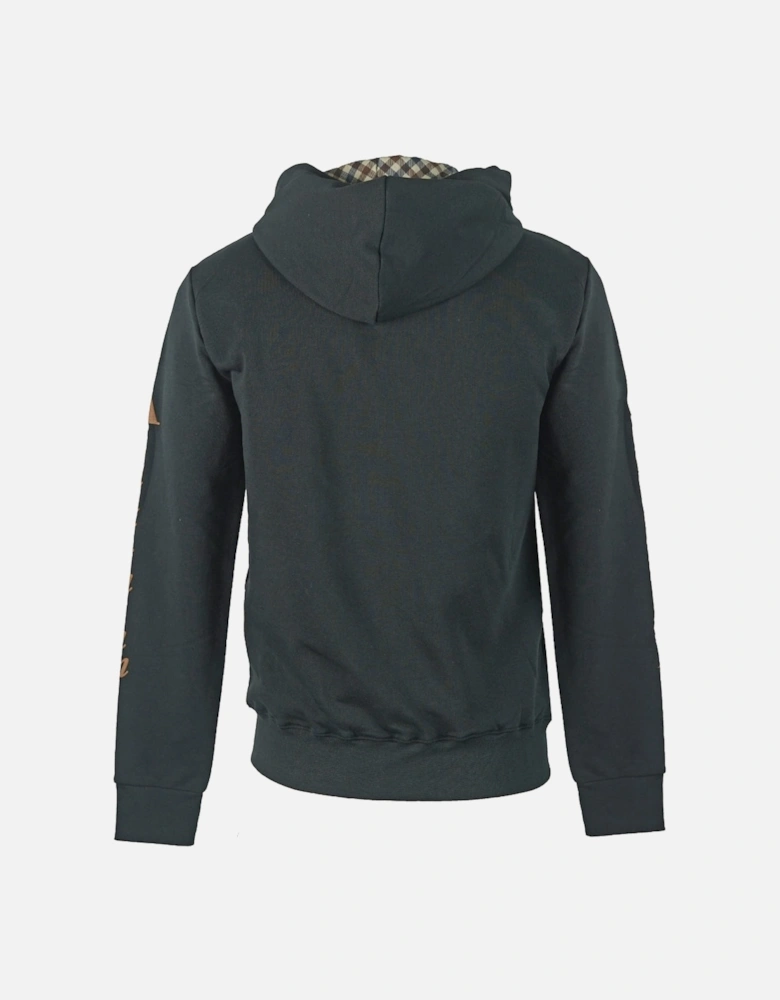 Waterfield Logo Black Zip Hoodie