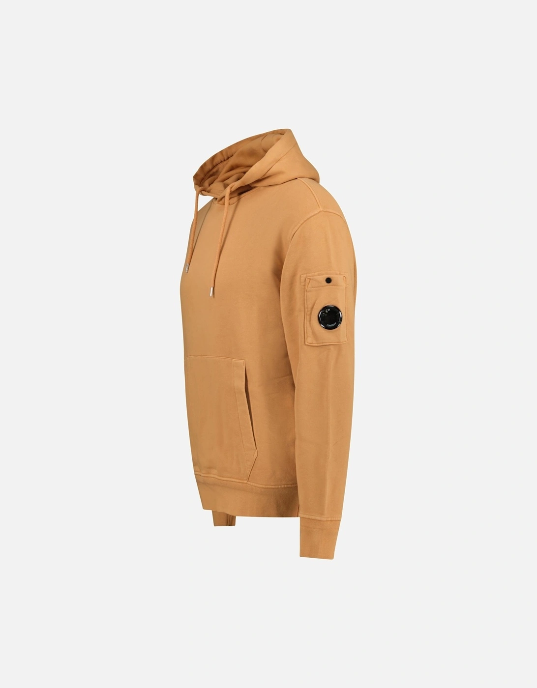 Lens Diagonal Raised Hooded Fleece Apricot