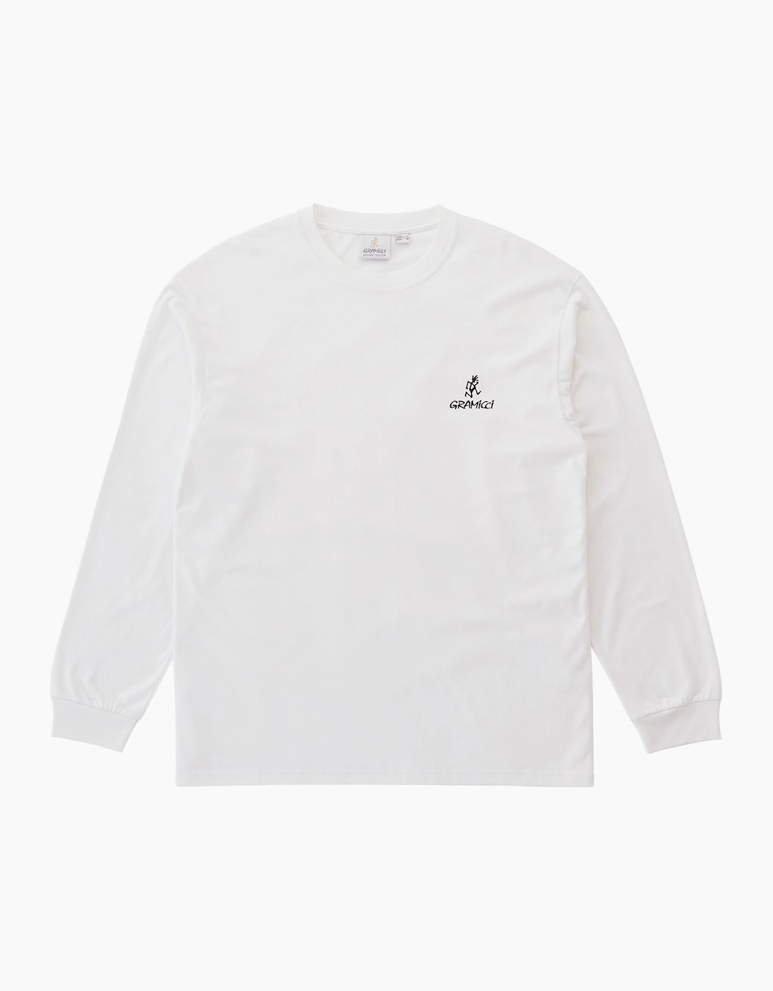 Gramicci Men's Gramicci One Point Logo Long Sleeve T-Shirt - White