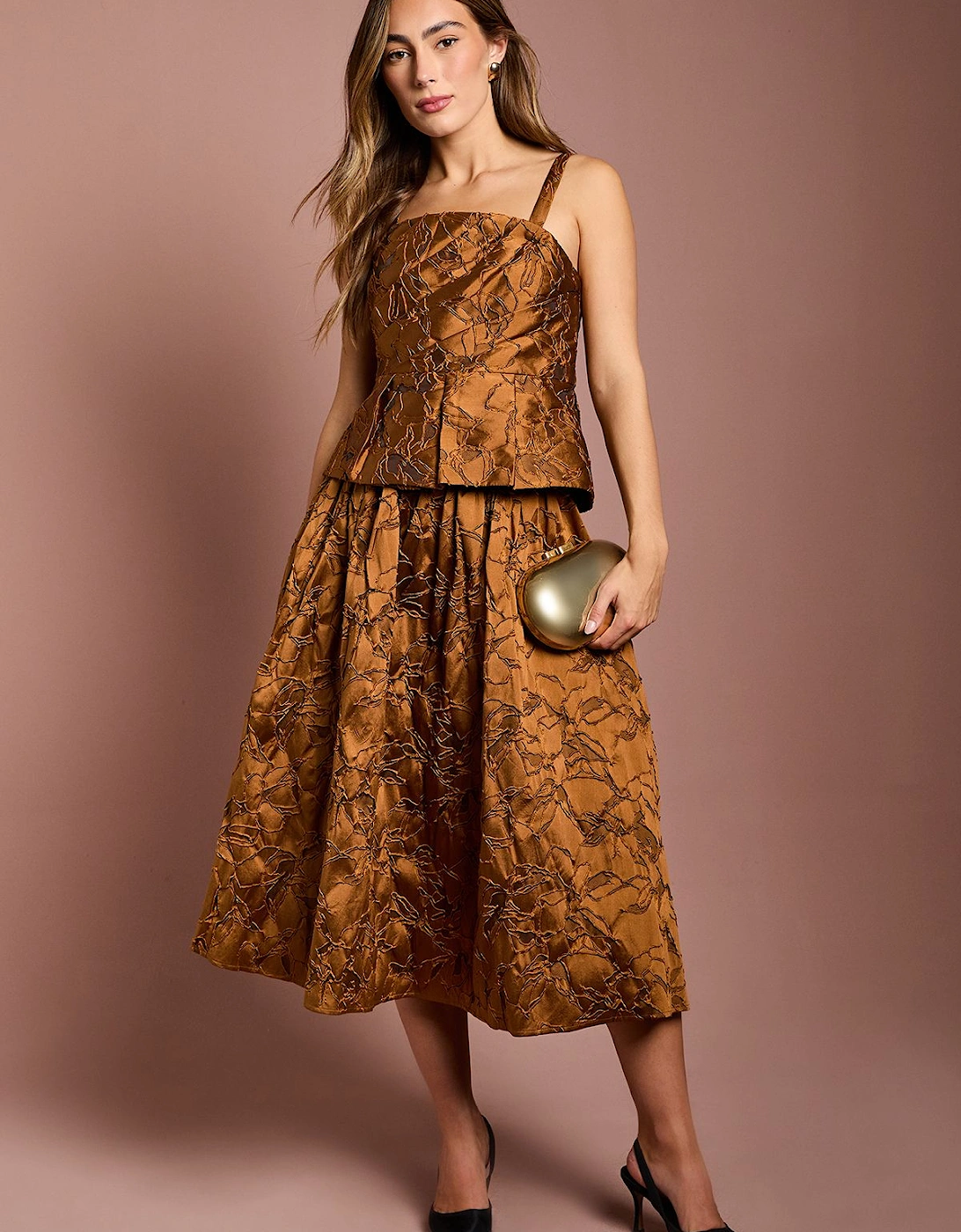 Jacquard Midi Skirt, 2 of 1