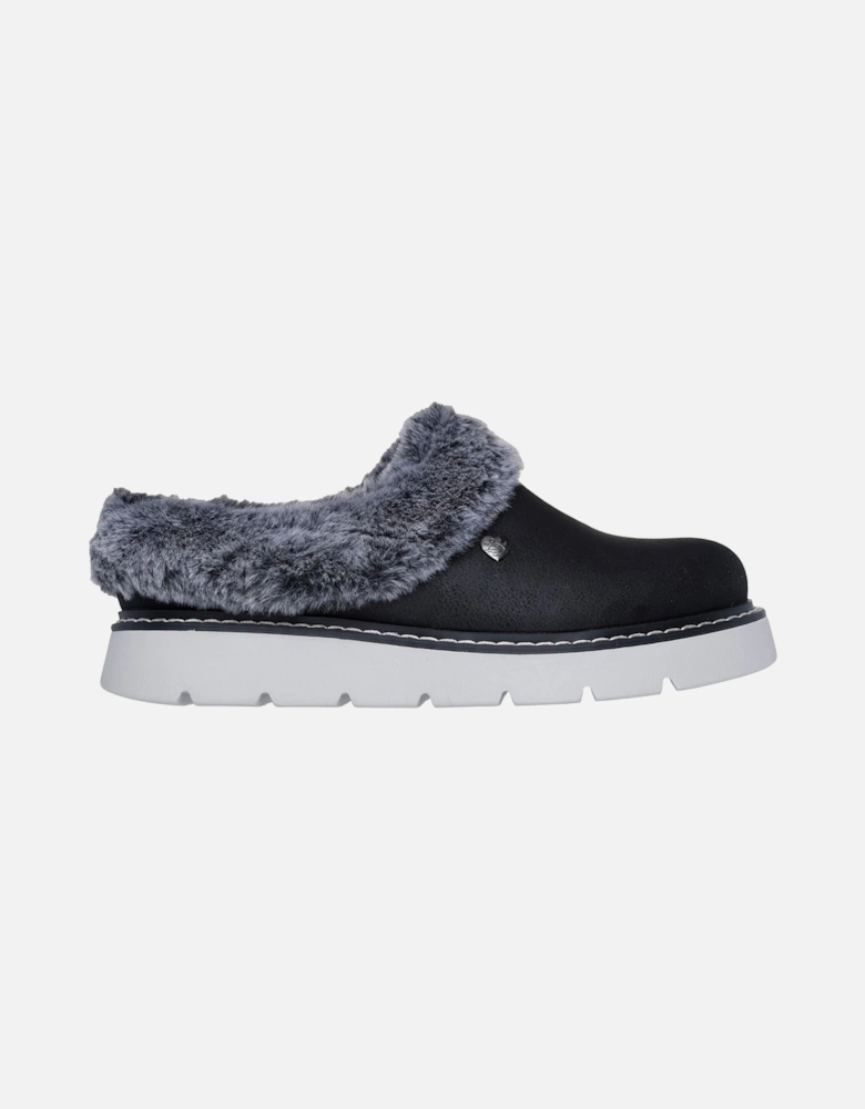 Keepsakes Lite Cozy Blend Textile Women's Black Slippers