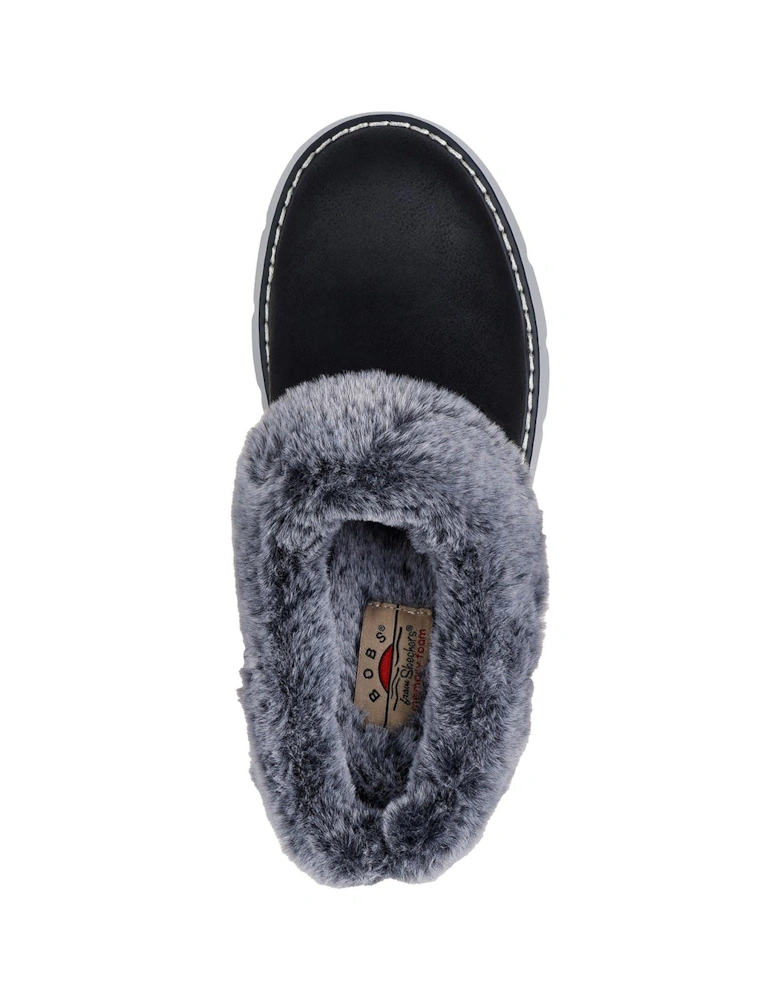 Keepsakes Lite Cozy Blend Textile Women's Black Slippers