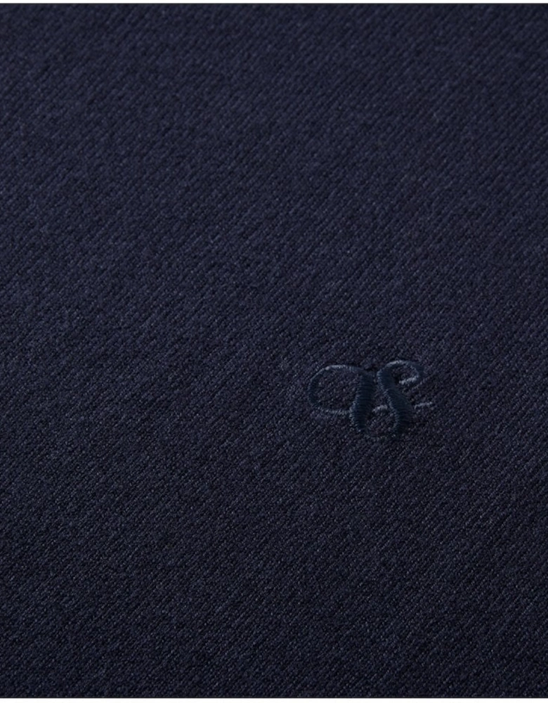 Viscose Pullover Crew Neck Night Blue