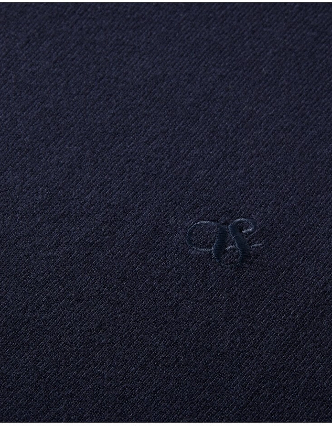 Viscose Pullover Crew Neck Night Blue
