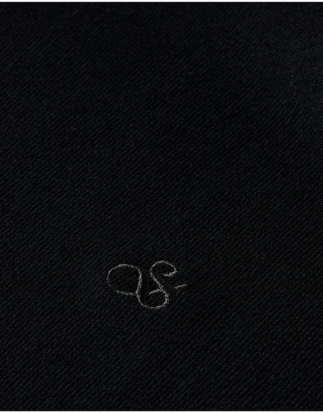 Viscose Pullover Crew Neck Black