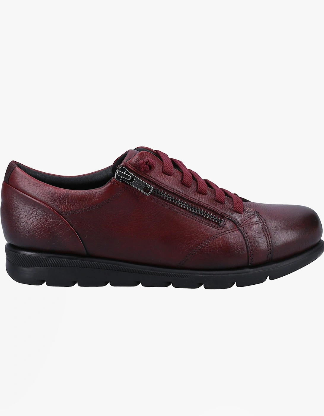 Fleet & Foster POLPERRO Lace Womens Shoes Bordeaux, 5 of 4