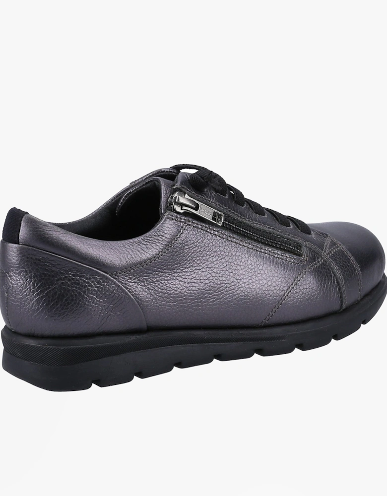 Fleet & Foster POLPERRO Lace Womens Shoes Pewter