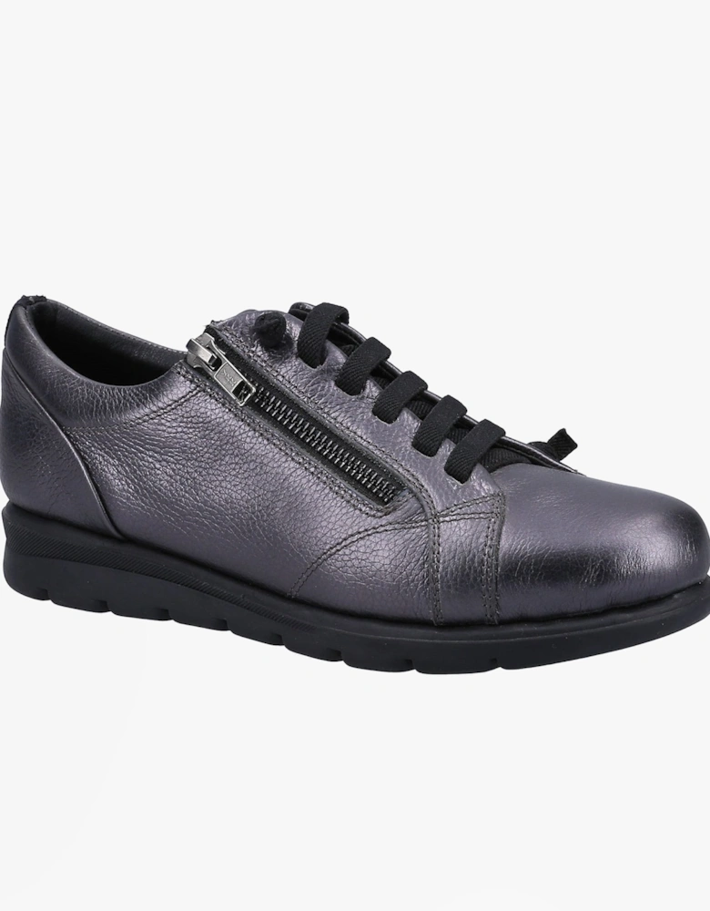 Fleet & Foster POLPERRO Lace Womens Shoes Pewter