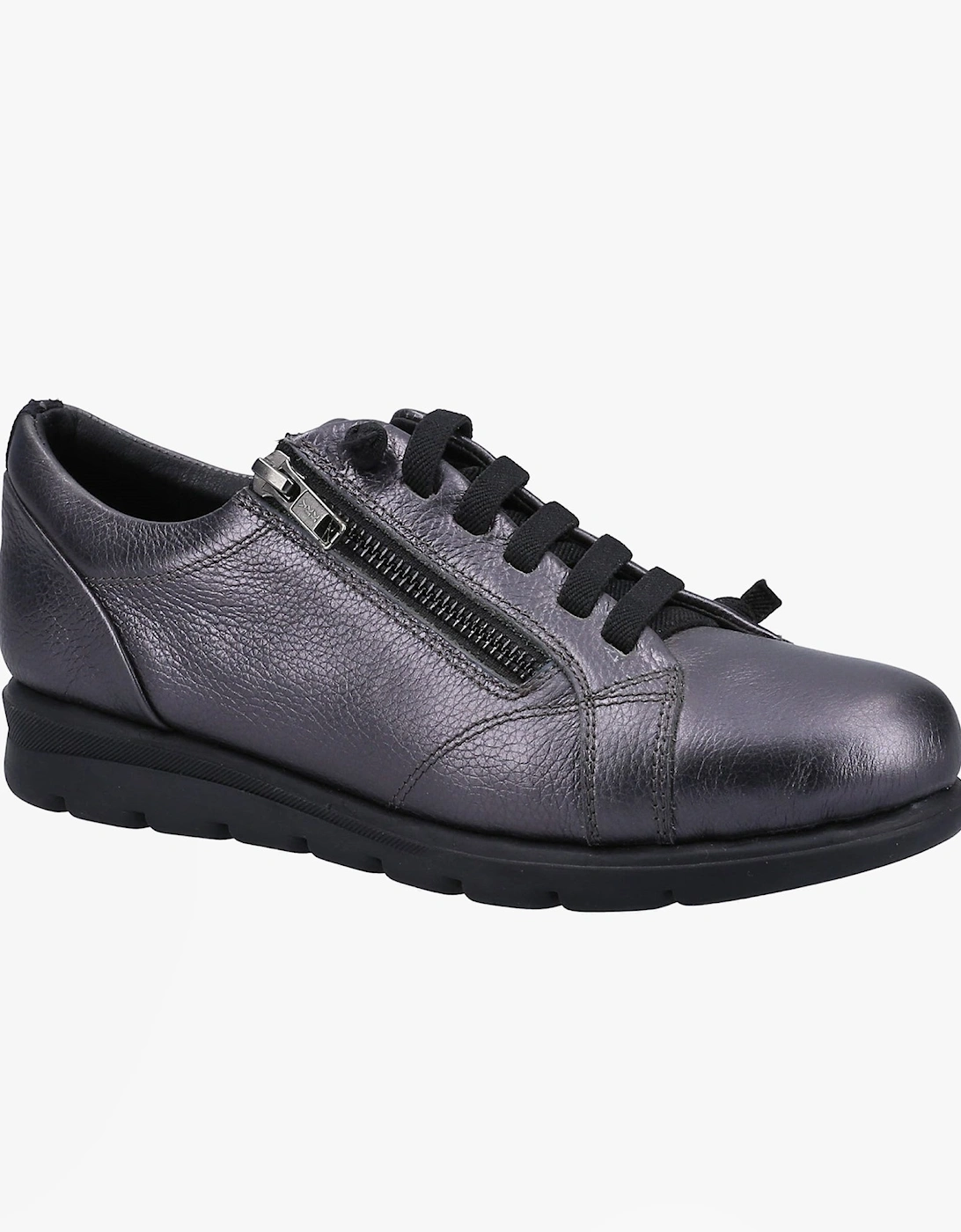 Fleet & Foster POLPERRO Lace Womens Shoes Pewter