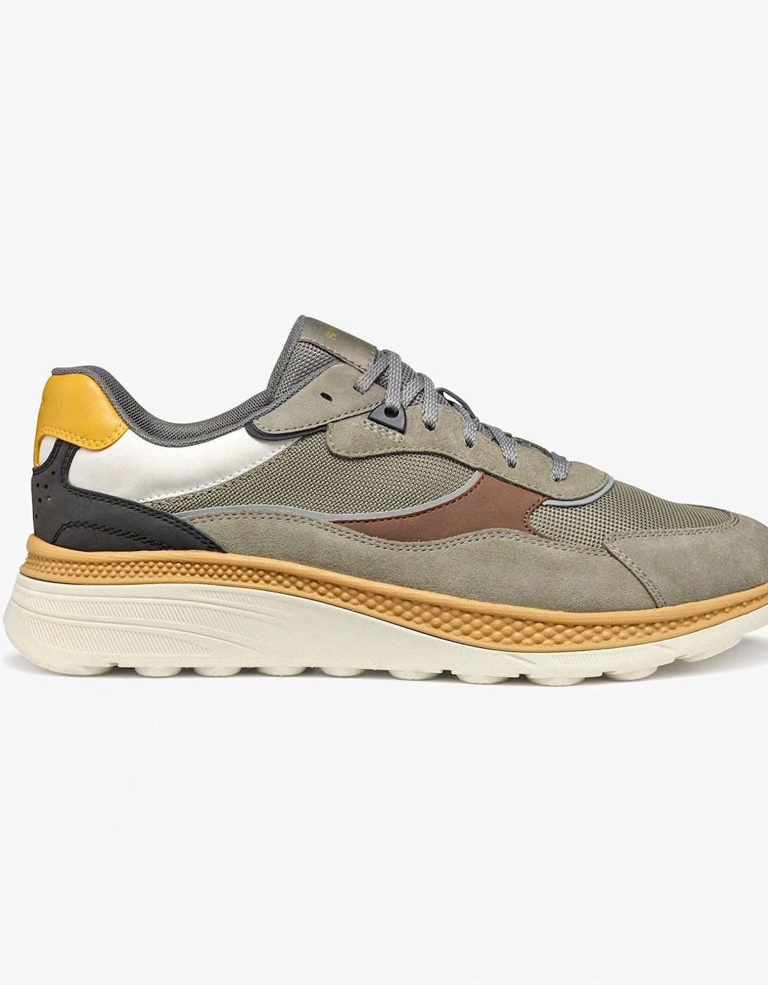 U SPHERICA ACTIF X1 Mens Trainers Sage/Brown, 6 of 5