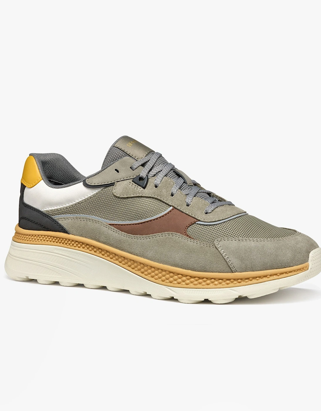 U SPHERICA ACTIF X1 Mens Trainers Sage/Brown