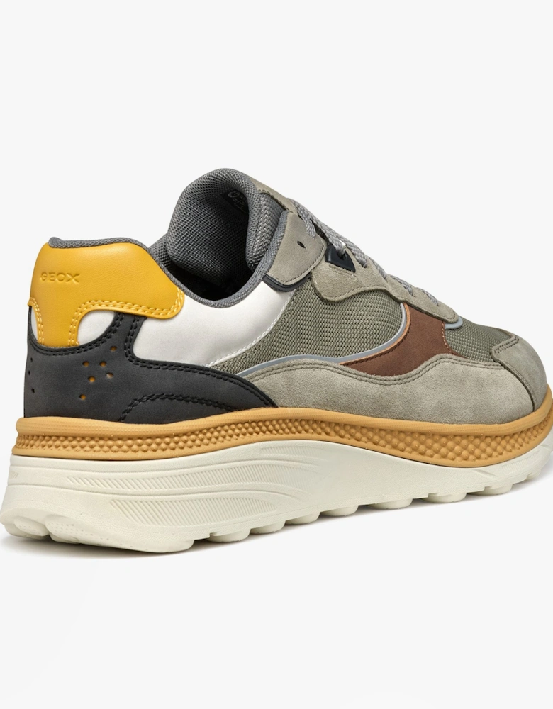 U SPHERICA ACTIF X1 Mens Trainers Sage/Brown
