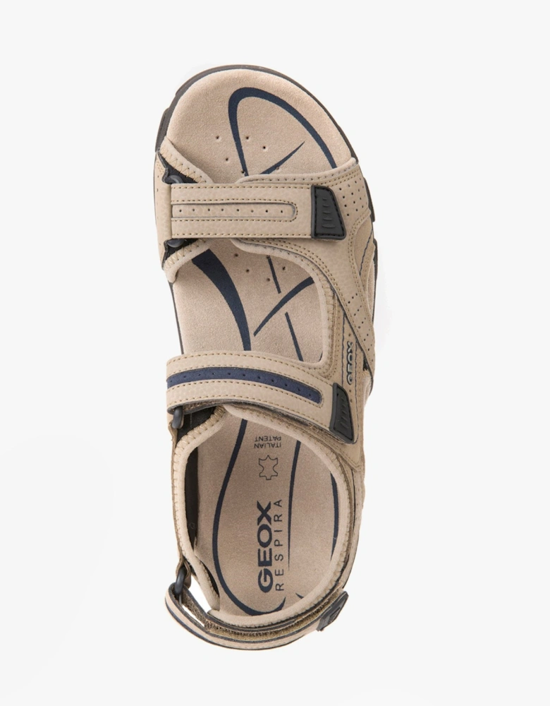 UOMO SANDAL STRADA Mens Sandals Sand/Navy