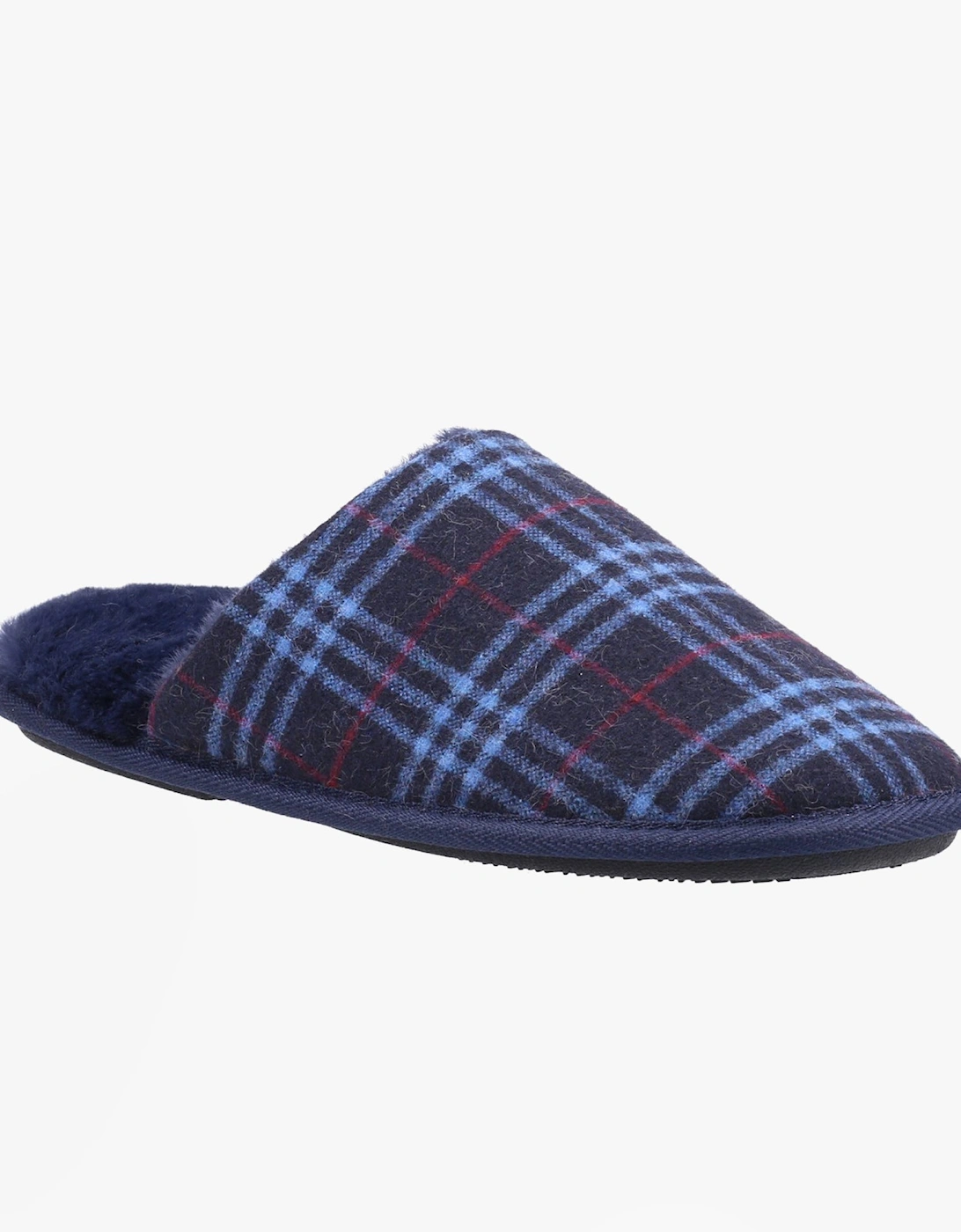 Fleet & Foster RHYS Mens Mule Slippers Navy, 4 of 3