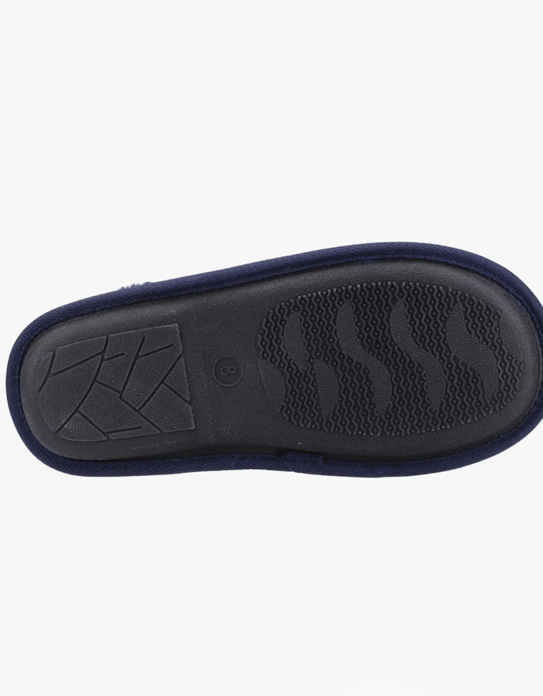 Fleet & Foster RHYS Mens Mule Slippers Navy