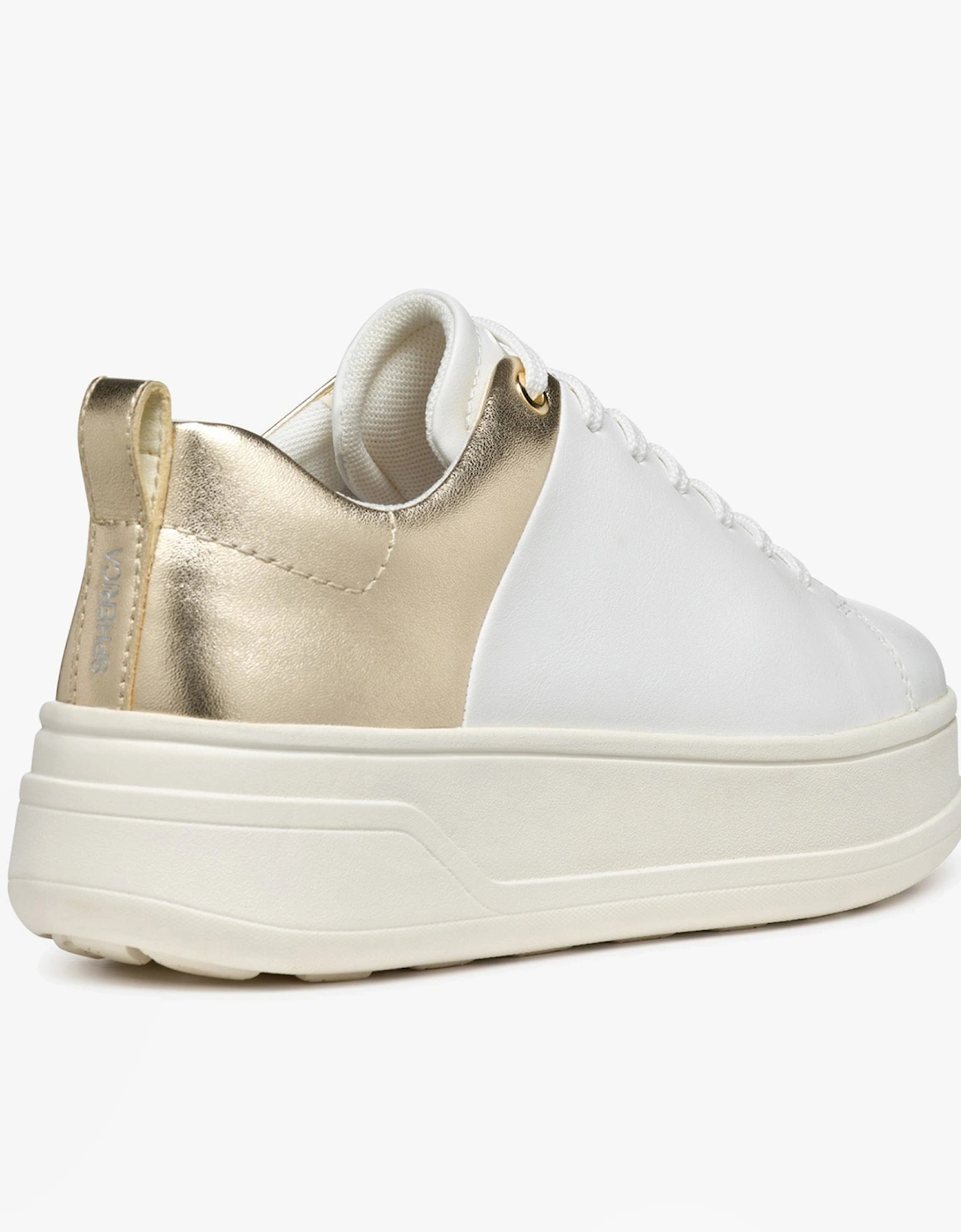 D SPHERICA ECUB-2 Womens Trainers White/Light Gold