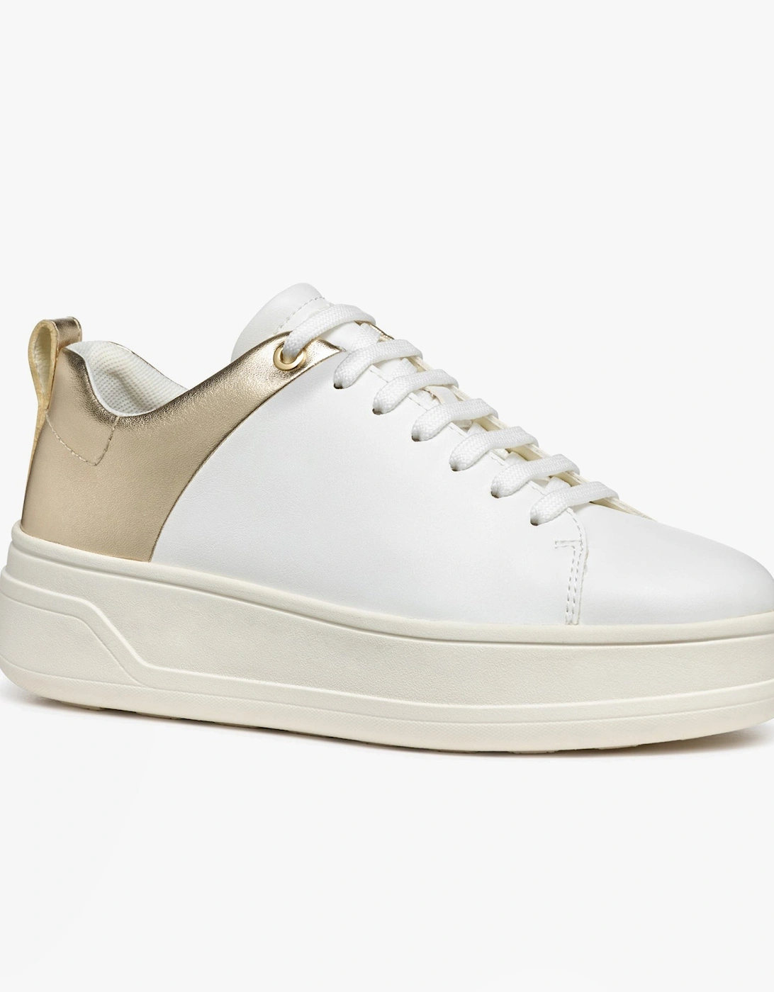 D SPHERICA ECUB-2 Womens Trainers White/Light Gold