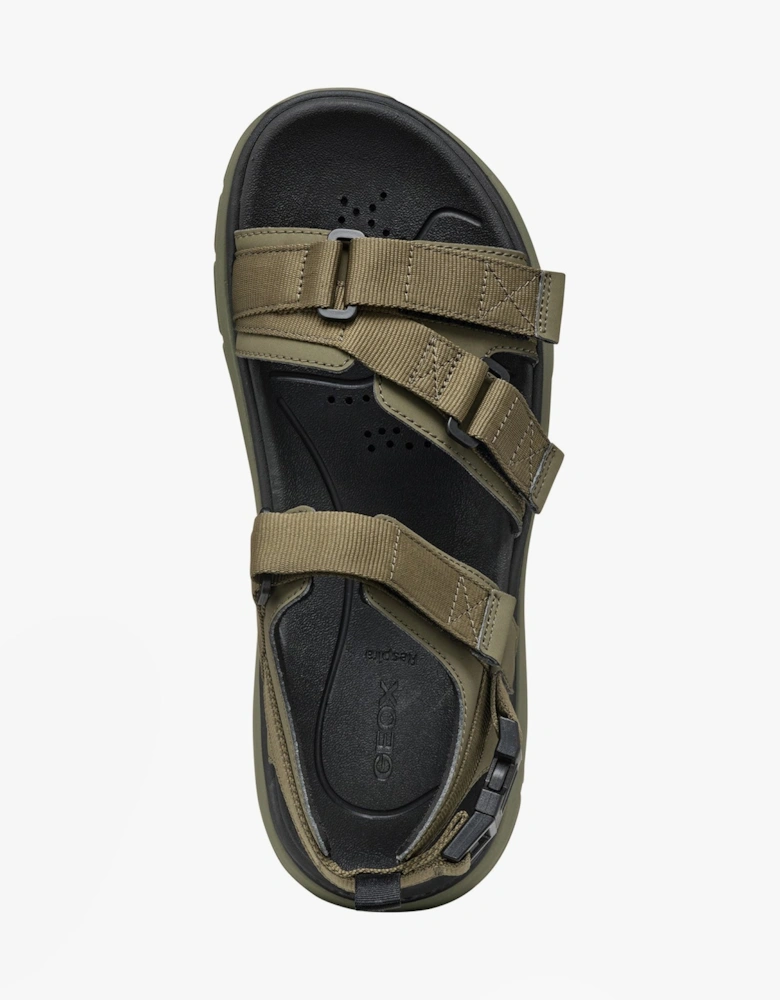 U SPHERICA ACTIF X S Mens Sandals Military