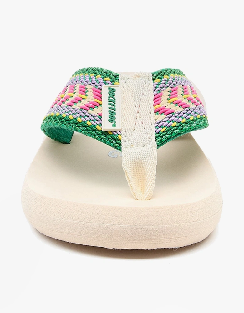SPOTLIGHT MADISON Womens Sandals Green/Multi