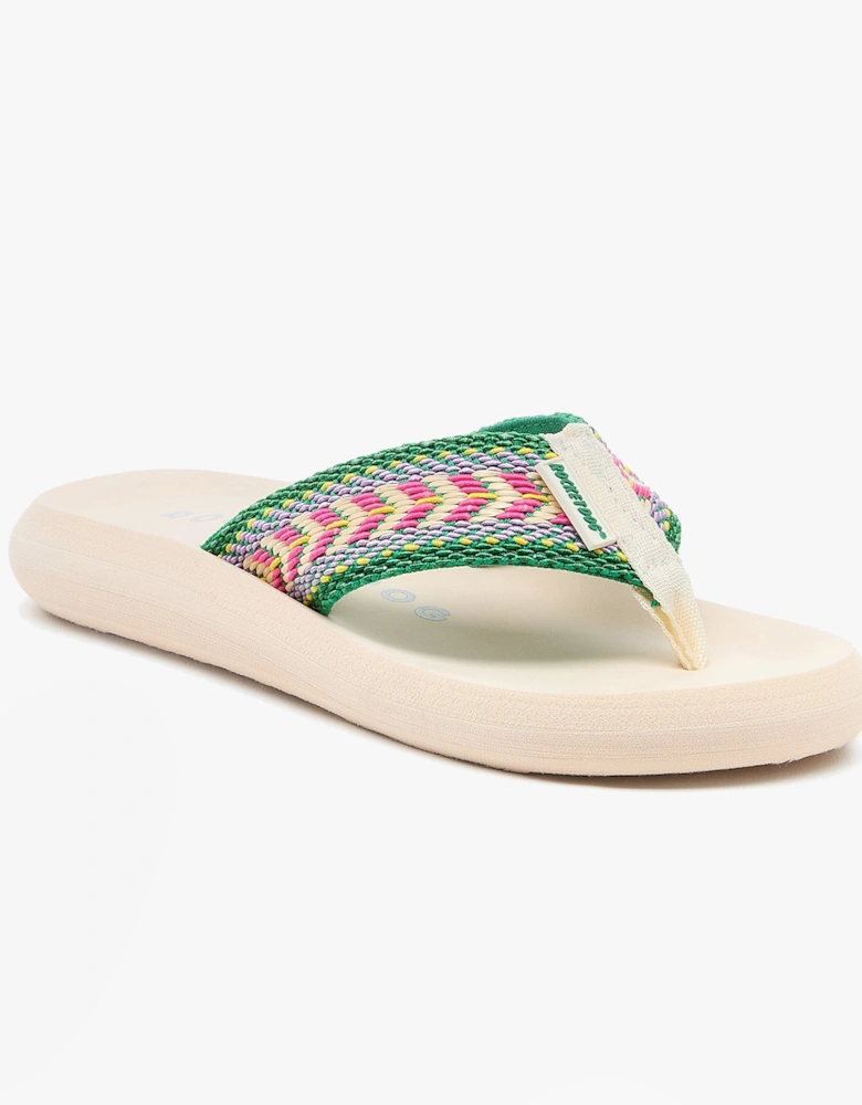 SPOTLIGHT MADISON Womens Sandals Green/Multi