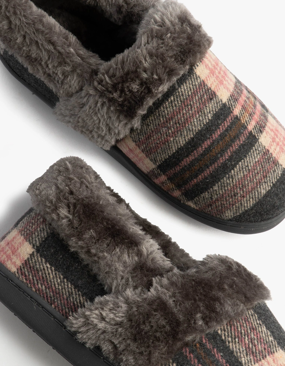 Jo & Joe HERITAGE Womens Full Slippers Pebble