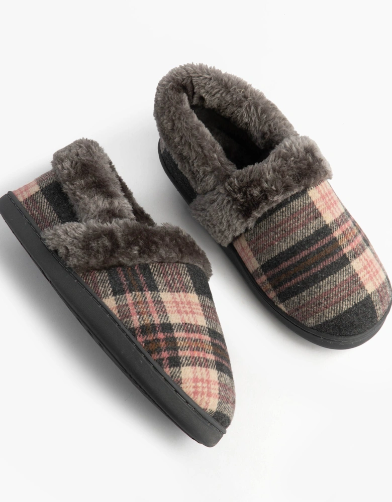 Jo & Joe HERITAGE Womens Full Slippers Pebble