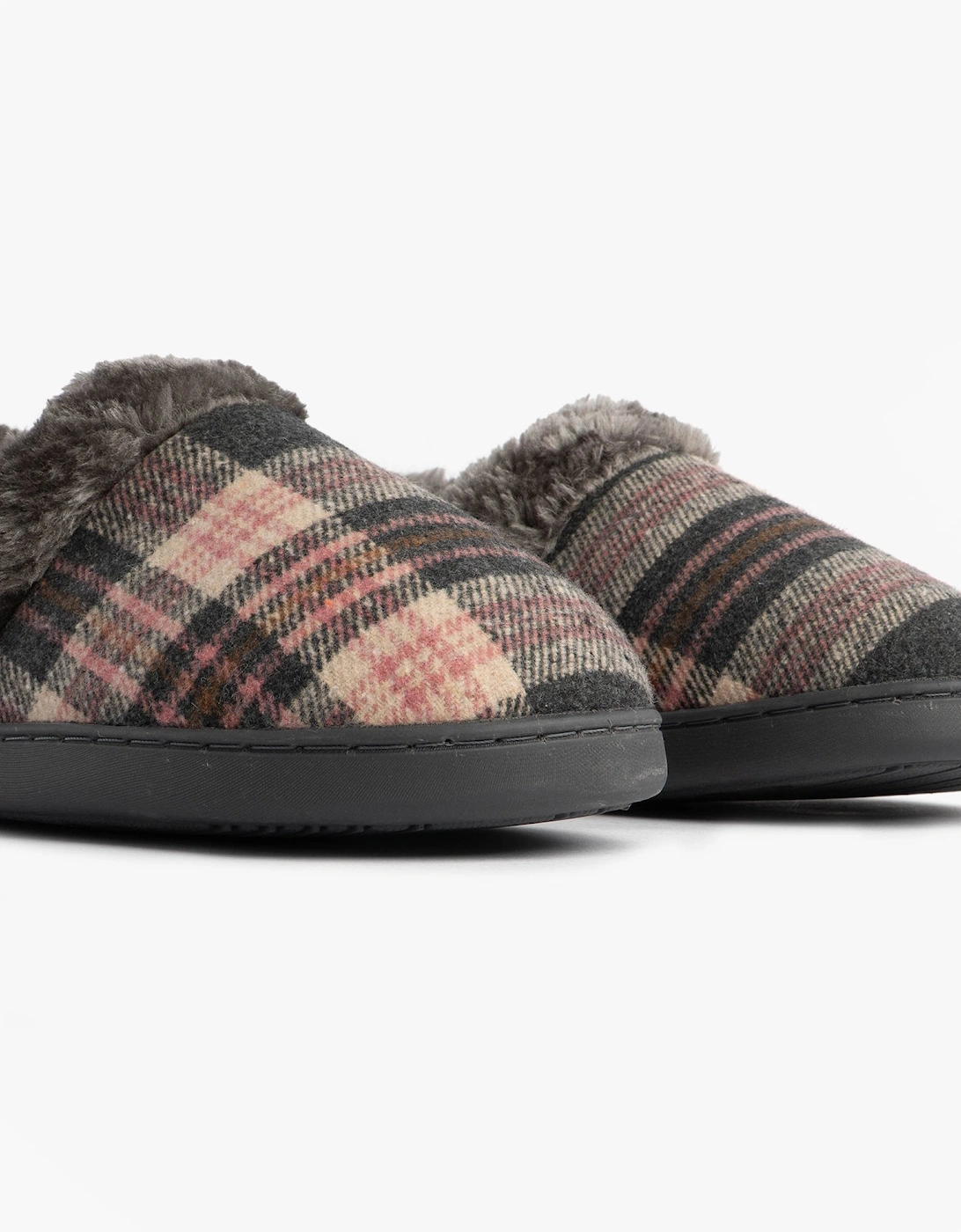 Jo & Joe HERITAGE Womens Full Slippers Pebble
