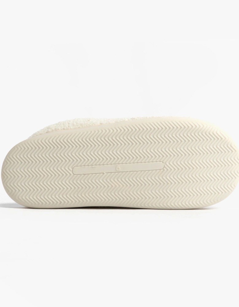 Jo & Joe GINGERBREAD Womens Mule Slippers Cream