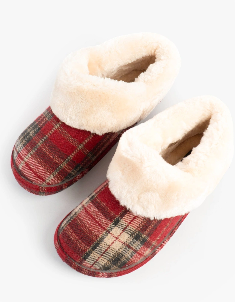 Jo & Joe GLENROYAL Womens Bootie Slipperss Festive Red