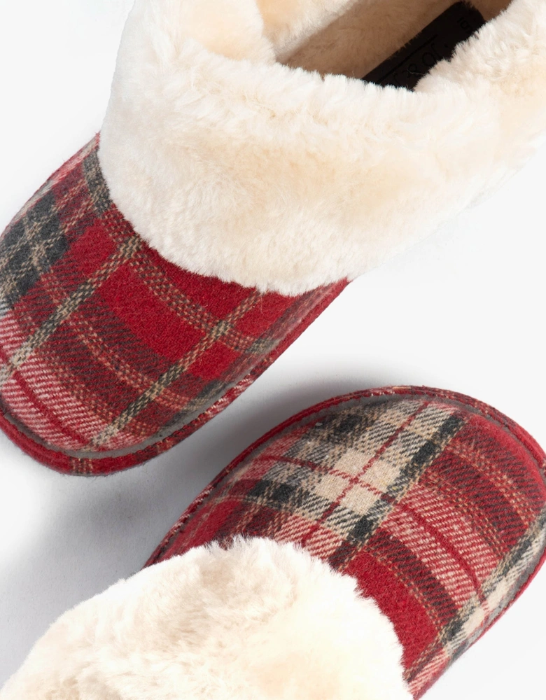 Jo & Joe GLENROYAL Womens Bootie Slipperss Festive Red