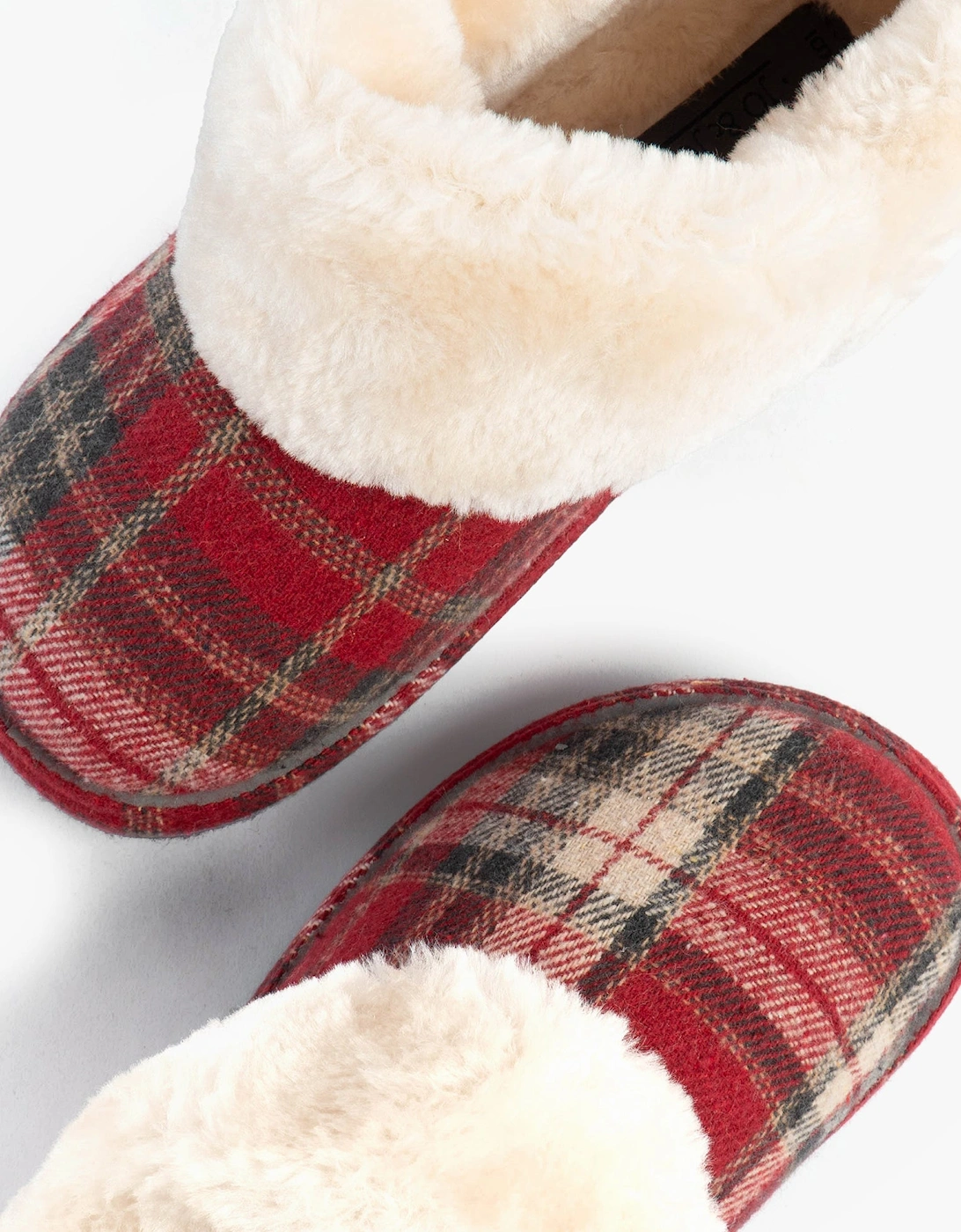 Jo & Joe GLENROYAL Womens Bootie Slipperss Festive Red