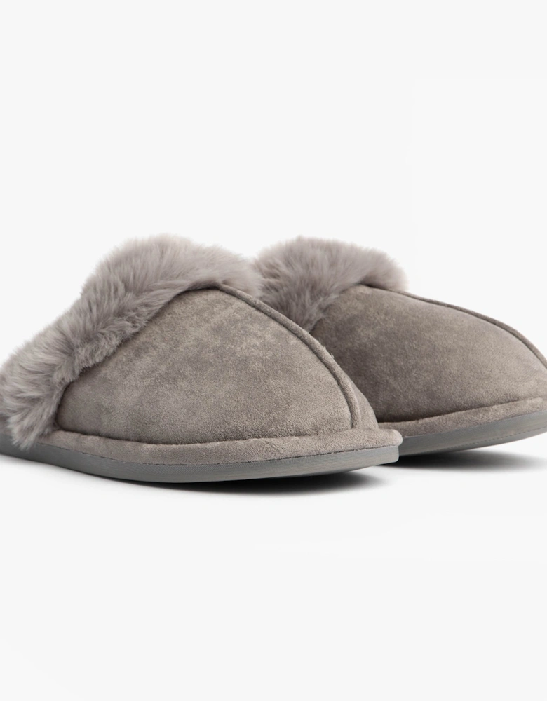 Jo & Joe SCARLETT Womens Mule Slippers Grey