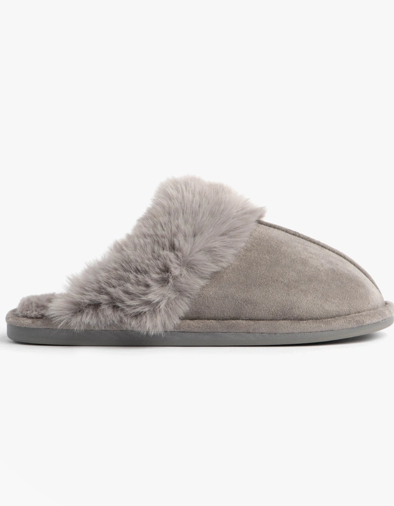 Jo & Joe SCARLETT Womens Mule Slippers Grey