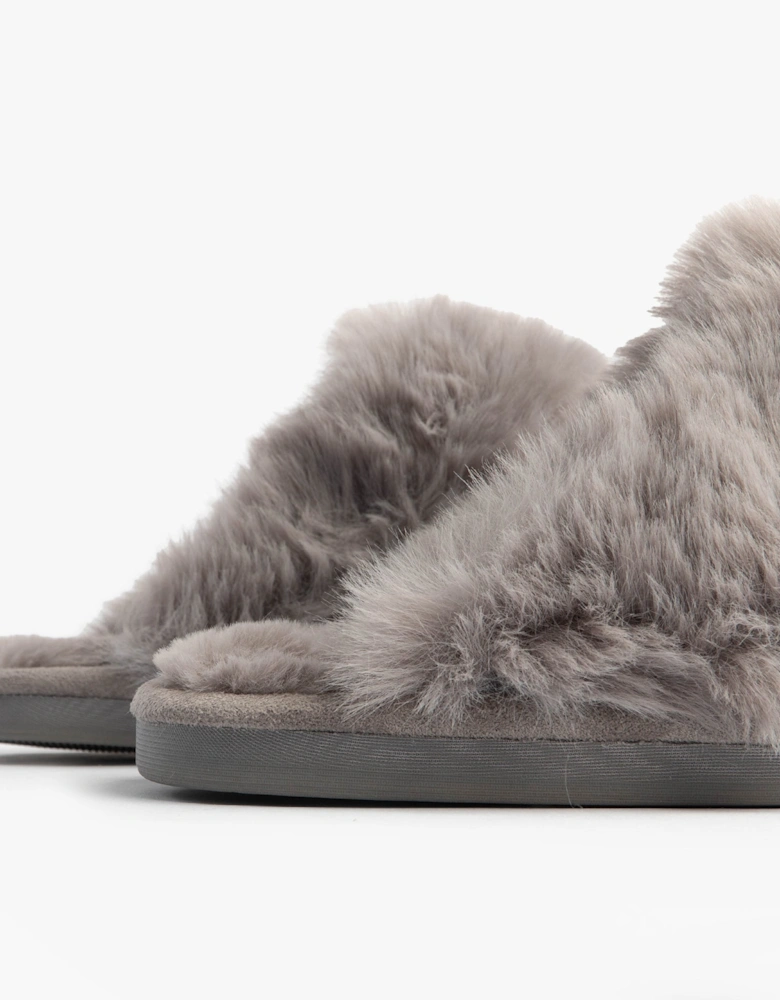 Jo & Joe SCARLETT Womens Mule Slippers Grey