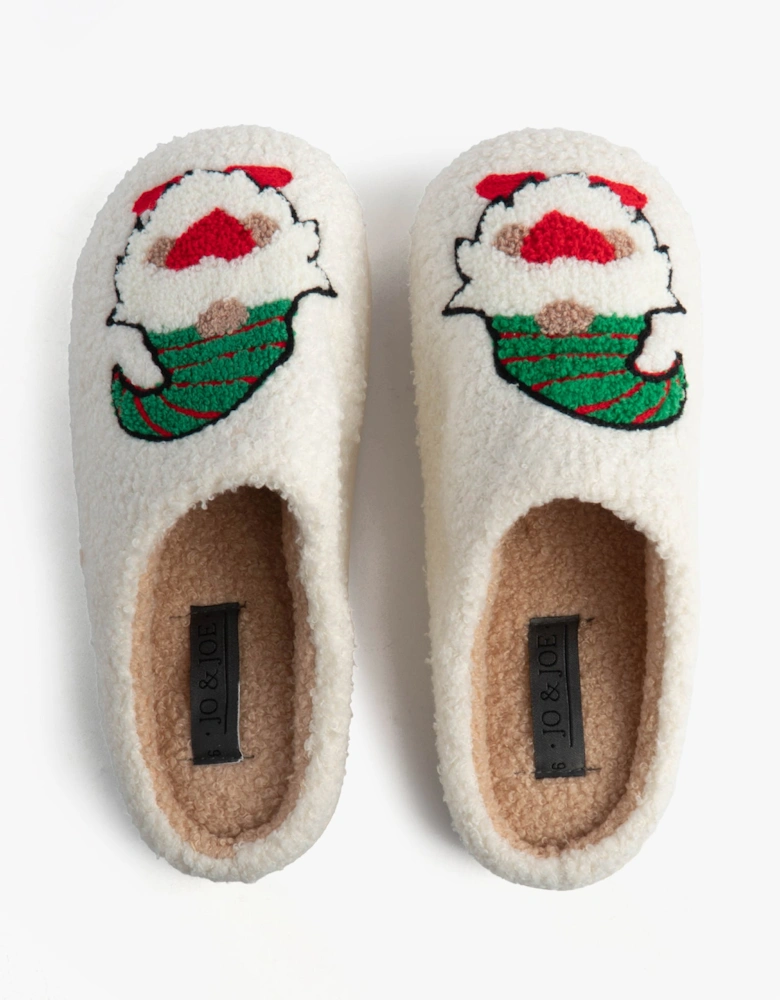 Jo & Joe GONK Womens Mule Slippers Cream