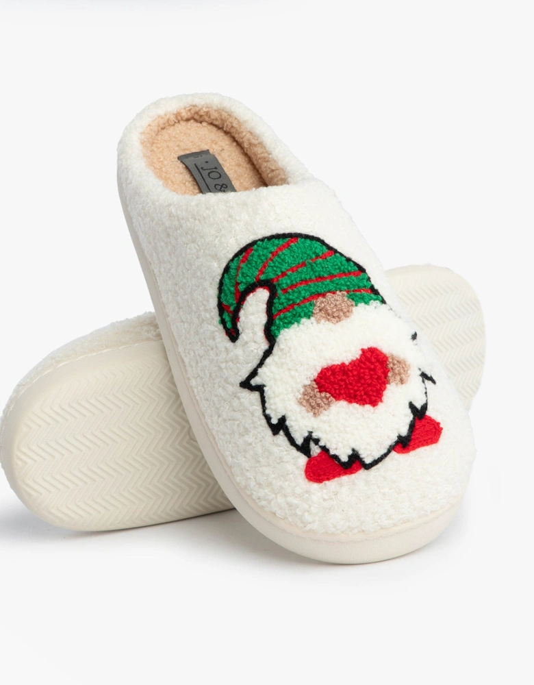 Jo & Joe GONK Womens Mule Slippers Cream