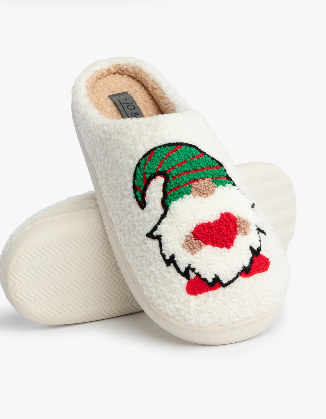 Jo & Joe GONK Womens Mule Slippers Cream