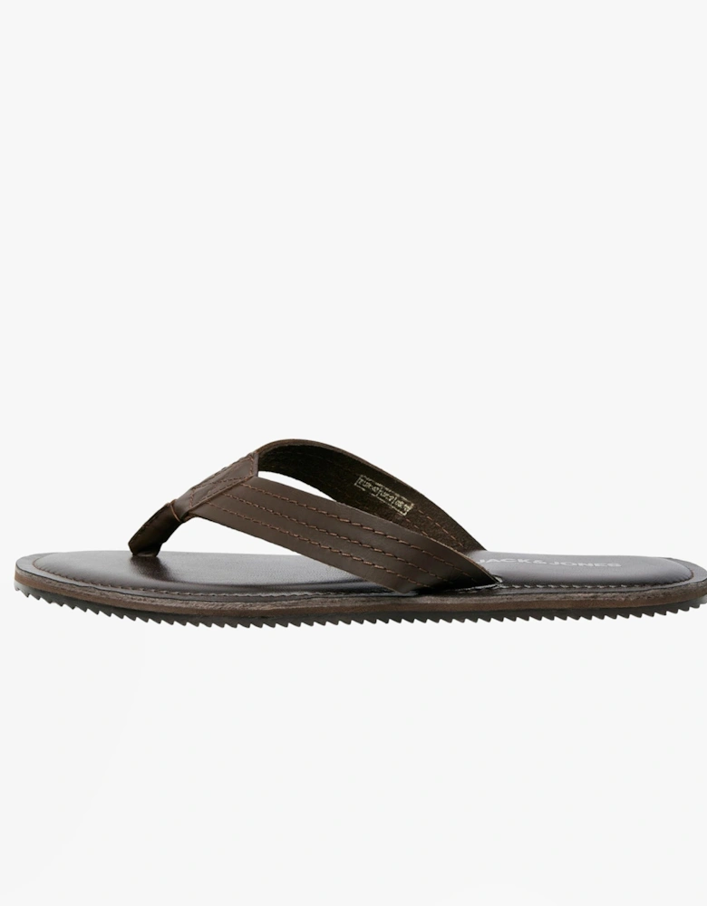 WASHTON Mens Sandals Brown Stone