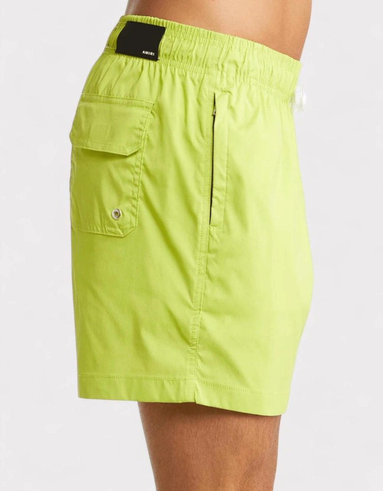 MA Bar Logo Swimtrunk Lime