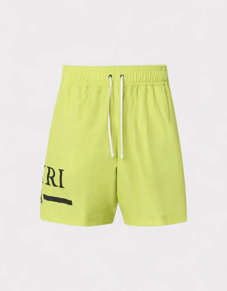 MA Bar Logo Swimtrunk Lime