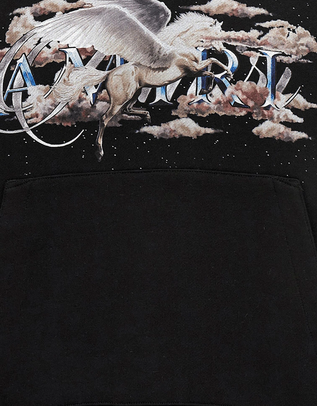Pegasus Script Hoodie Black