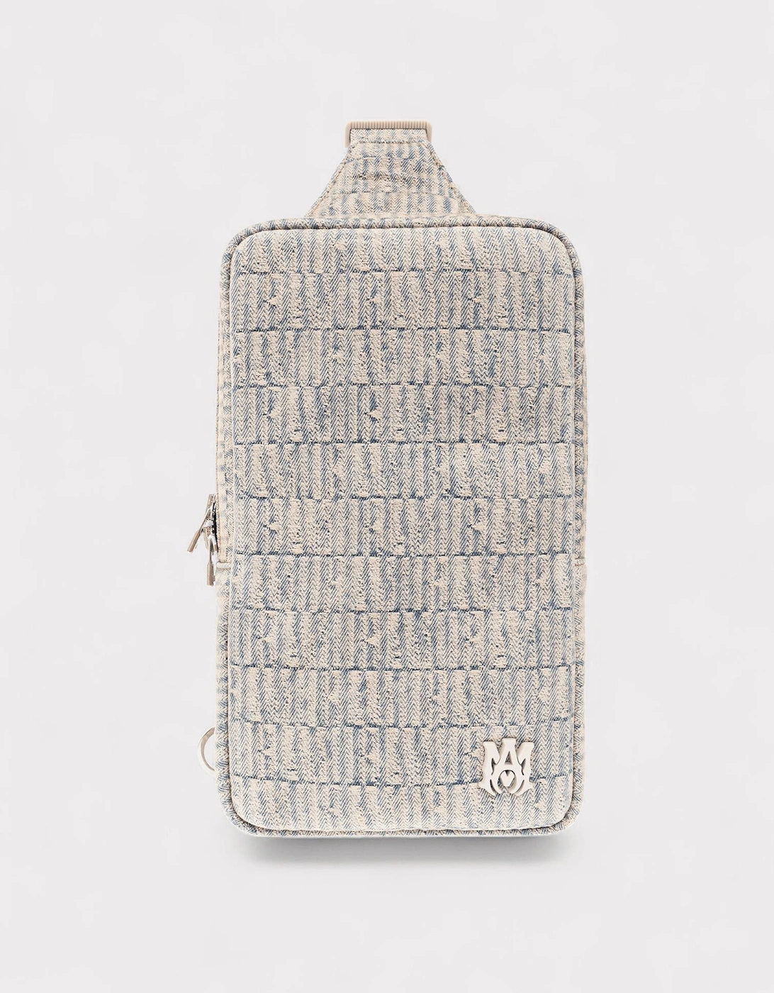 Jacquard Denim Sling Bag, 6 of 5