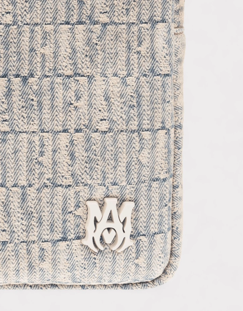 Jacquard Denim Sling Bag
