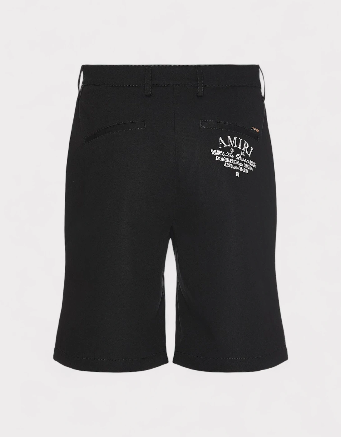 Men's Amiri Arts District Chino Shorts Black - Size: 50.0