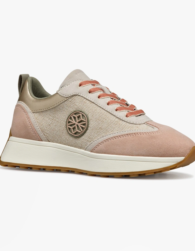 D AMABEL Womens Trainers Light Sand/Light Taupe
